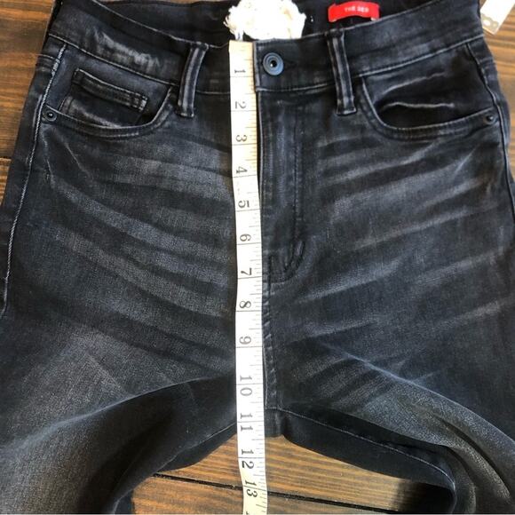 Altar’d State Jeans Women’s Sz 27 High Rise Grunge Black Stretch Deb Boho Hippie - Picture 9 of 12